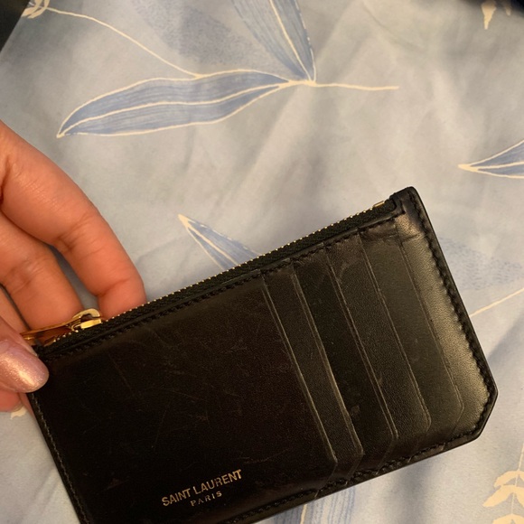 Saint Laurent Fragment Zipped Carr case - Picture 3 of 7